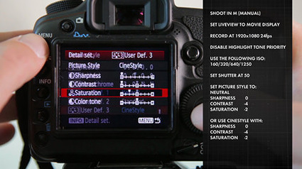 How to Optimize Your Canon DSLR for Filmmaking | Art and culture | Scoop.it