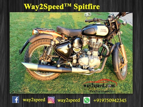 Way2Speed Spitfire Silencer For Royal Enfield | Cars | Motorcycles | Gadgets | Scoop.it