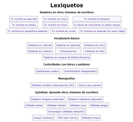 LEXIQUETOS | Chismes varios | Scoop.it