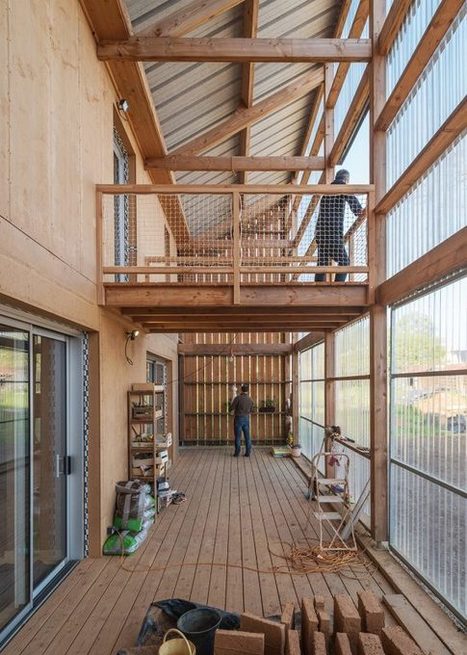 [Inspiration] Maison en briques de terre crue par l'ATELIER BELENFANT-DAUBAS- architectes  - Nozay (FR-44) | Build Green, pour un habitat écologique | Scoop.it