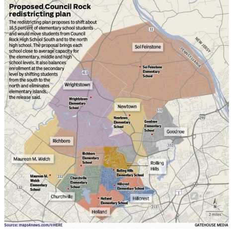 Council Rock Committee Releases Revised Redistricting Plan for Elementary Schools | Newtown News of Interest | Scoop.it