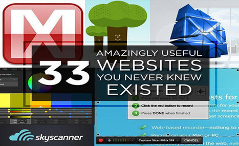 33 Amazingly Useful Websites You Never Knew Existed - Eye Opening Info | Social Media Power | Scoop.it