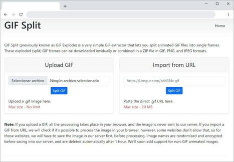 GIF Split: herramienta web gratuita para extraer los frames de los GIF | TIC & Educación | Scoop.it
