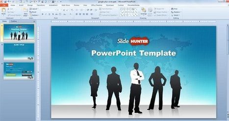 Free Widescreen Global Leadership PowerPoint Template | Free Business PowerPoint Templates | Scoop.it