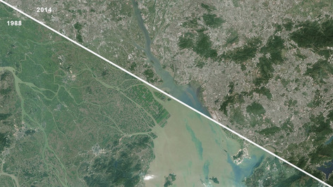 La croissance dévorante des villes vues depuis l’espace   | Une semaine d'actu - Newsletter de veille de l'AURH | Scoop.it