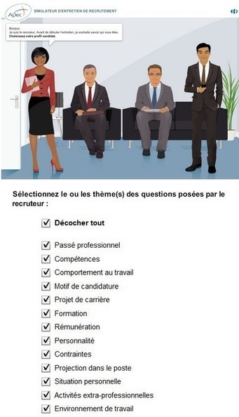 Simulateur d'entretien de recrutement Fr 2016 Service professionnel gratuit APEC | Logiciel Gratuit Licence Gratuite | Scoop.it