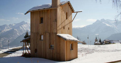 Conception bioclimatique et matériaux recyclés pour ce chalet alpin revisité  | Build Green, pour un habitat écologique | Scoop.it