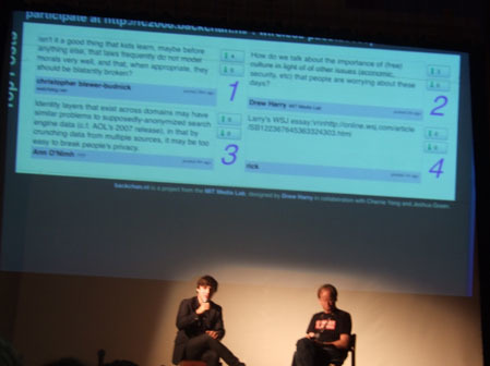 Backchan. Espace collaboratif de discussion pour une conference. | Time to Learn | Scoop.it