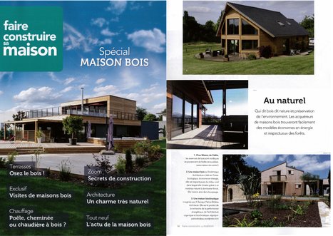 Magazine "FAIRE CONSTRUIRE SA MAISON -Spécial MAISON BOIS" Projet a.typique architecture à Auray | Architecture, maisons bois & bioclimatiques | Scoop.it