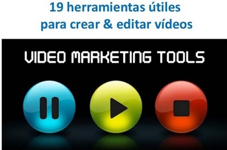 Crea y aprende con Laura: 19 herramientas para crear y editar vídeos @AndreasWiechert | TECNOLOGÍA_aal66 | Scoop.it