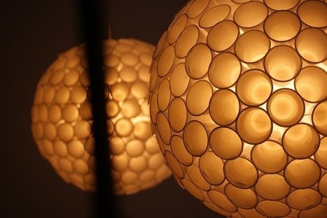 Plastic glasses lamps - iD Lights | 1001 Light ideas ! | Scoop.it