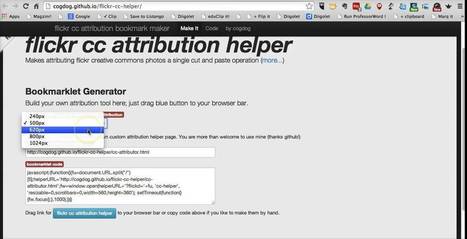 How to Use the Flickr CC Attribution Helper | TIC & Educación | Scoop.it