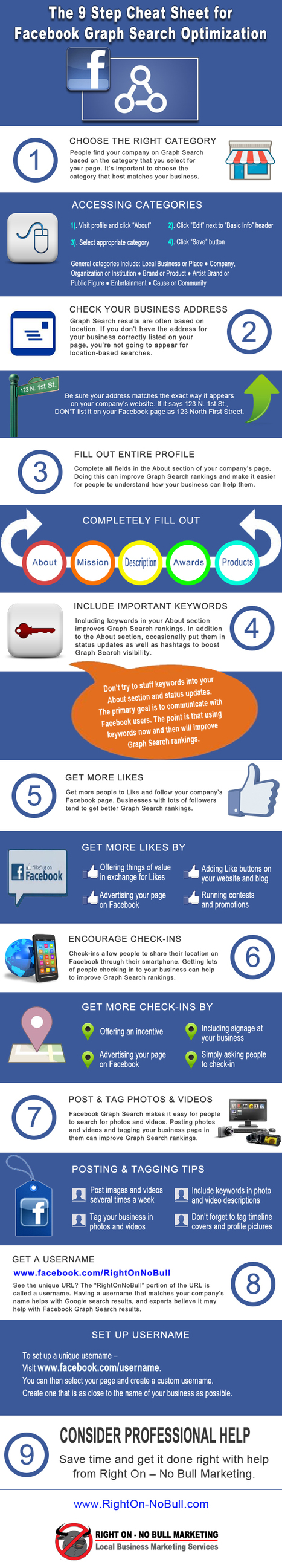 9 Steps for Facebook Graph Search Optimization [INFOGRAPHIC] | Better know and better use Social Media today (facebook, twitter...) | Scoop.it