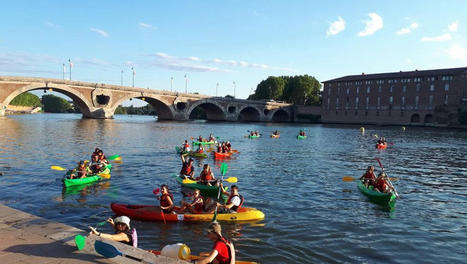 Balade (et apéro) en kayak le long des quais de la Garonne pour découvrir l'histoire de Toulouse | Toulouse La Ville Rose | Scoop.it