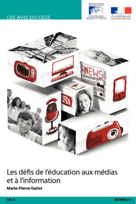 Les défis de l’éducation aux médias et à l’information [Avis du CESE] | Veille Éducative - L'actualité de l'éducation en continu | Scoop.it