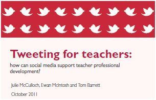 Tweeting for teachers: how can social media support teacher professional development?  | Pearson Centre for Policy and Learning | Into the Driver's Seat | Scoop.it