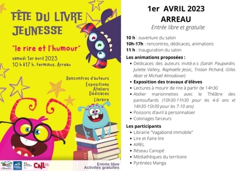 Fête du livre de jeunesse à Arreau le 1er avril | Vallées d'Aure & Louron - Pyrénées | Scoop.it