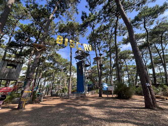 Landes. « Cette année, on a atteint notre record » : Bisc’Aventure, vingt ans d’adrénaline et d’écologie suspendus entre les arbres | Landes - Conseils municipaux & communautaires | Scoop.it