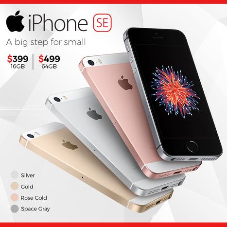 Apple iPhone SE Officially Announced for $399 | Maxabout Mobiles | Scoop.it