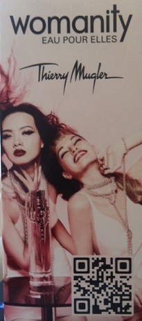 Thierry Mugler s&rsquo;essaie QR code pour Womanity | De la bonne utilisation des QR-Codes | Scoop.it