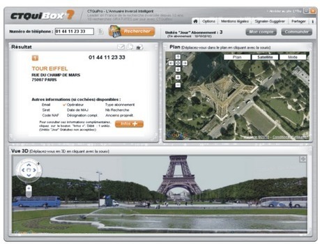 Logiciel gratuit Annuaire inversé Pro CTQui Box 2013 licence gratuite et sans publicité - Actualités du Gratuit | Logiciel Gratuit Licence Gratuite | Scoop.it