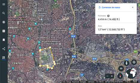 Google Earth ya permite medir distancias y superficies  | @Tecnoedumx | Scoop.it