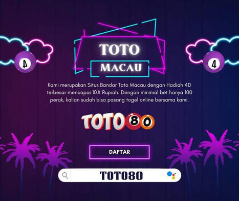Bandar Toto Macau - Situs Togel Terbesar Bet 4D. | Casino | Scoop.it