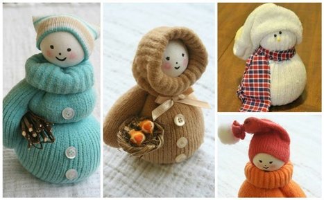 Cómo hacer muñecos de nieve con guantes | Aprender Manualidades infantiles | Scoop.it