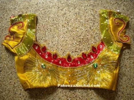 Rajasthani Style Short Blouse Designs with Mirror Work for Indian Women | Indian Fashion Updates | Scoop.it