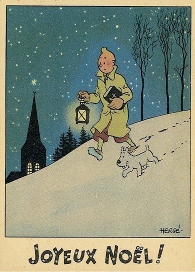 Tintin christmas | La bande dessinée FLE | Scoop.it