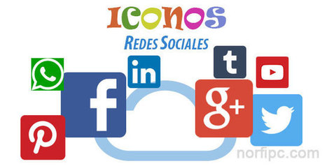 Iconos vectoriales SVG y PNG de las redes sociales de internet | TIC & Educación | Scoop.it