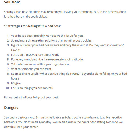 Five Ways Bad Bosses Make Your Look Bad by Dan Rockwell | 21st Century Learning and Teaching | Scoop.it