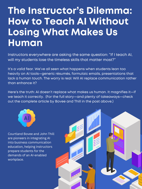 The Instructor's Dilemma: How to Teach AI Without Losing What Makes Us Human | Teaching a Modern Business Communication Course | Scoop.it