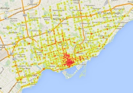 HEATMAP of Toronto Traffic Signals using RGoogleMaps - everyday analytics | Machines Pensantes | Scoop.it