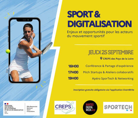 EVENEMENT | PRNSI x SporTech x Nantes Digital Week x CREPS Pays de la Loire&nbsp; | 6 - Innovations technologiques | Scoop.it