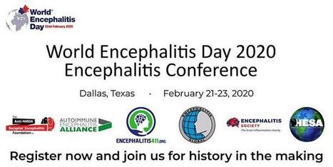 World Encephalitis Day Conference 2020 Registration, Fri, Feb 21, 2020 at 6:00 PM | AntiNMDA | Scoop.it