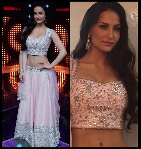 Elli Avram Blushes In Pink Lehenga At Dance Plus Finale | Celebrity Fashion Trends | Scoop.it