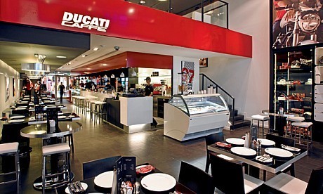 Ducati Caffè in The Dubai Mall, Downtown Dubai, Dubai | Restaurant Reviews | TimeOutDubai.com | Ductalk: What's Up In The World Of Ducati | Scoop.it