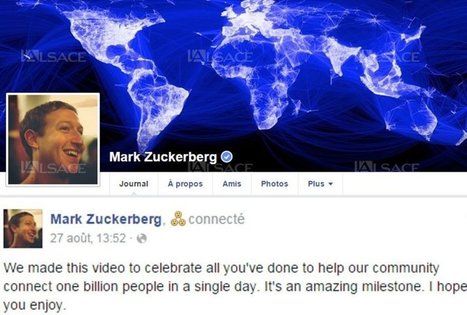 Réseaux sociaux #Facebook : un milliard par jour | Social media | Scoop.it