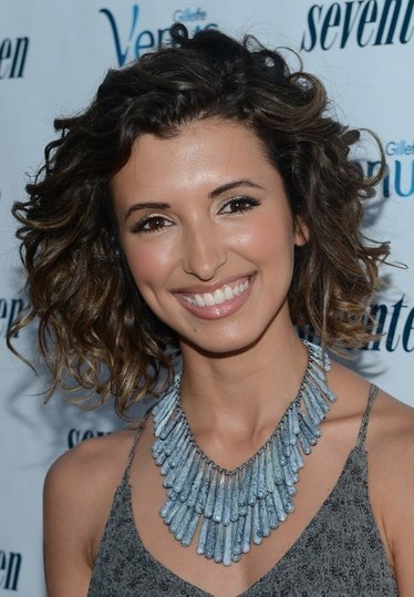 India De Beaufort Short Curly Ombre Hair 2013