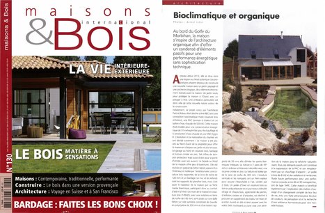Maison bioclimatique à Baden (2012)« Maisons & Bois international N°130-2016 »-a.typique patrice BIDEAU | Architecture, maisons bois & bioclimatiques | Scoop.it