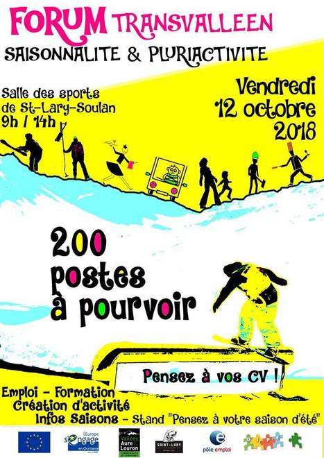 Forum des saisonniers le 12 octobre à Saint-Lary Soulan | Vallées d'Aure & Louron - Pyrénées | Scoop.it