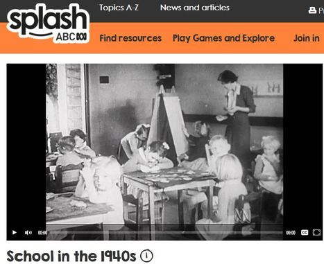 School in the 1940s - History (1,2,3) | Primary History for Australian Classrooms | Scoop.it
