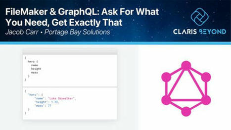 FileMaker & GraphQL: Ask For What You Need, Get Exactly That, Wed, Jun 19, 2024, 12:00 PM | Claris FileMaker Love | Scoop.it