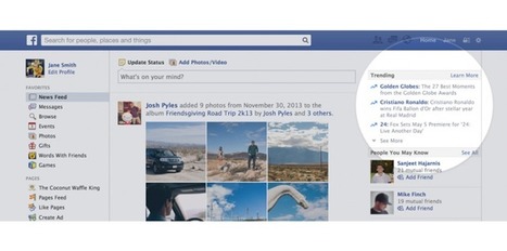 Les sujets d'actualité les plus populaires arrivent sur Facebook | WEBOLUTION! | Scoop.it