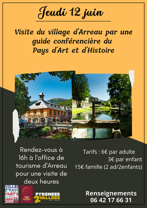 Visite guidée d'Arreau le 12 juin | Vallées d'Aure & Louron - Pyrénées | Scoop.it