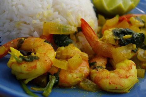 [GASTRONOMIE]  RECETTE CR&Eacute;OLE: CURRY DE CREVETTES AU LAIT DE COCO | La Gastronomie | Scoop.it