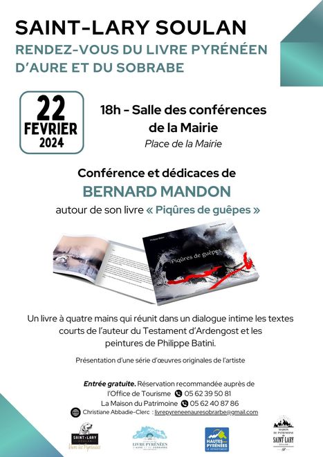 Conférence et dédicaces de Bernard Mandon à Saint-Lary-Soulan le 22 février | Vallées d'Aure & Louron - Pyrénées | Scoop.it