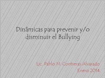 Dinámicas para prevenir o disminuir el bullying | @Tecnoedumx | Scoop.it