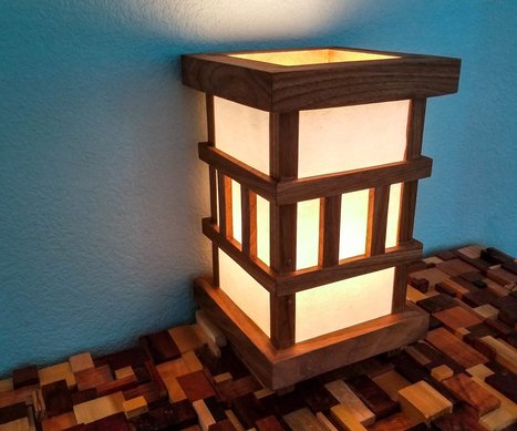 Japanese Style Desk Lamp: 5 Steps (with Pictures) | Daily DIY | Scoop.it